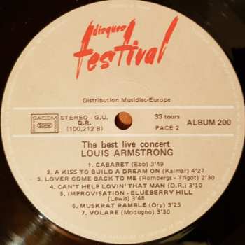 4LP/Dobozkészlet Louis Armstrong: The Two Greatest Concerts