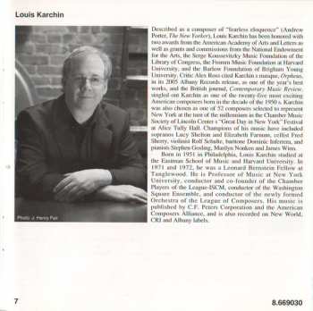 CD Louis Karchin: Romulus, A Comic Opera In One Act