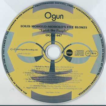 CD Louis Moholo-Moholo's Five Blokes: Uplift The People