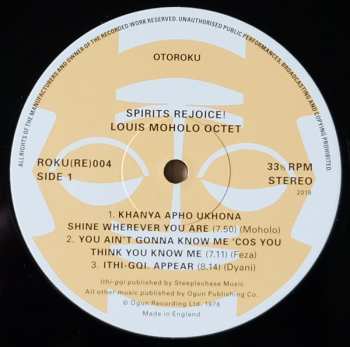 LP Louis Moholo Octet: Spirits Rejoice!
