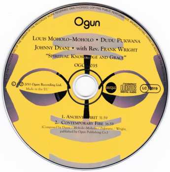 CD Johnny Dyani: Spiritual Knowledge And Grace