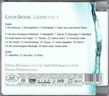 SACD Louis Spohr: Louis Spohr – Lieder Vol 1