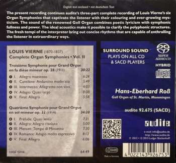 SACD Louis Vierne: Complete Organ Symphonies Vol. II