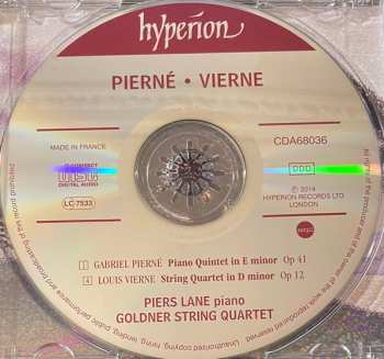 CD Louis Vierne: String Quartet In D Minor / Piano Quintet In E Minor
