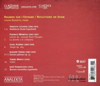 CD Louise Bessette: Regards Sur L'Espagne = Reflections On Spain