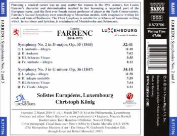 CD Louise Farrenc: Louise Farrenc (1804-1875): Symphonies Nos. 2 and 3