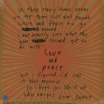 LP Seasick Steve: Love & Peace