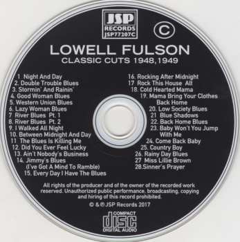 4CD/Dobozkészlet Lowell Fulson: Classic Cuts 1946-1953