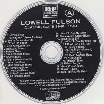 4CD/Dobozkészlet Lowell Fulson: Classic Cuts 1946-1953