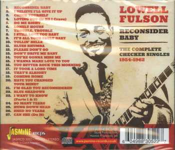 CD Lowell Fulson: Reconsider Baby (The Complete Checker Singles 1954-1962)