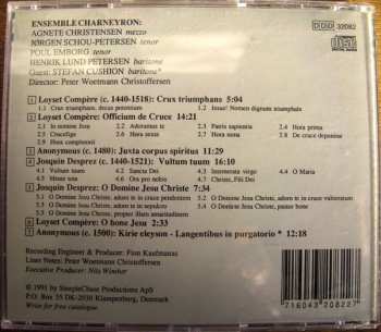 CD Josquin Des Prés: Memoria Mortis, Motet Cycles Of The Late XVth Century