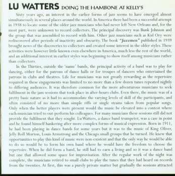CD Lu Watters And The Yerba Buena Jazz Band: Doing The Hambone At Kelly's