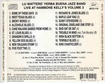 CD Lu Watters And The Yerba Buena Jazz Band: Live at Hambone Kelly's Volume III