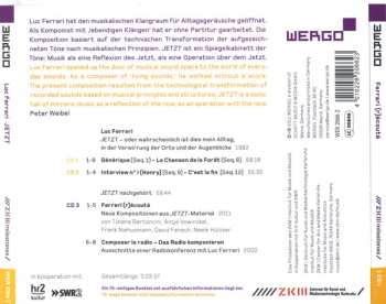 3CD Luc Ferrari: JETZT