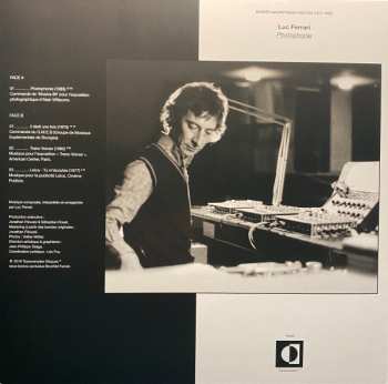 LP Luc Ferrari: Photophonie (Bandes Magnétiques Inédites (1973-1992)) LTD