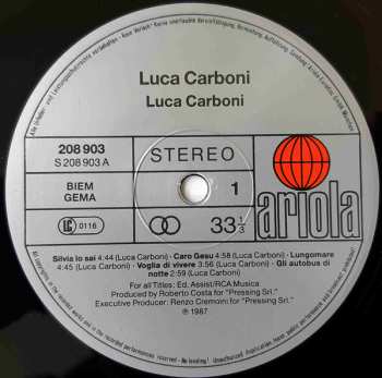 LP Luca Carboni: Luca Carboni