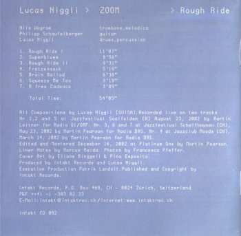 CD Lucas Niggli Zoom: Rough Ride
