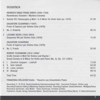 CD Robert Schumann: Sequenza DIGI