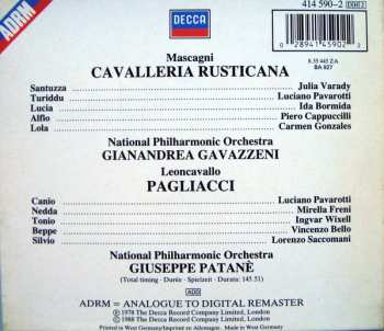 2CD/Dobozkészlet Luciano Pavarotti: Cavalleria Rusticana · Pagliacci