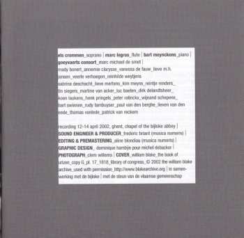 CD Lucien Posman: Some Blake Works