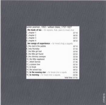 CD Lucien Posman: Some Blake Works