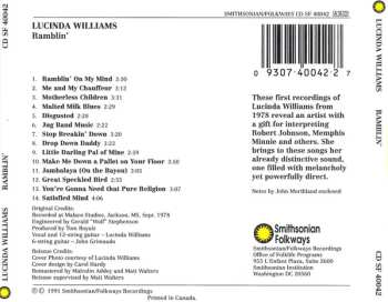 CD Lucinda Williams: Ramblin'