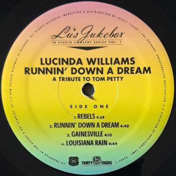 2LP Lucinda Williams: Runnin' Down A Dream (A Tribute To Tom Petty)