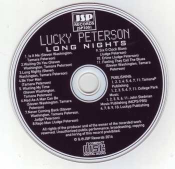 CD Lucky Peterson: Long Nights