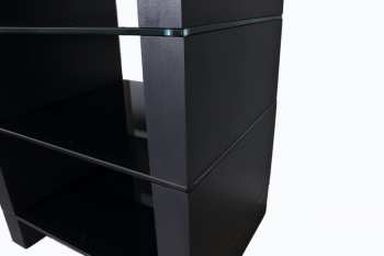 Audiotechnika Ludic - Vanir Audiorack Black + Frosted Glass