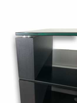 Audiotechnika Ludic - Vanir Audiorack Black + Frosted Glass