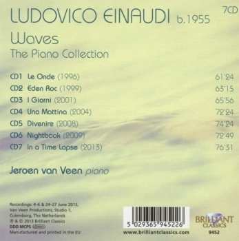 7CD/Dobozkészlet Ludovico Einaudi: Waves - The Piano Collection