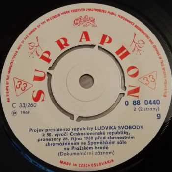 SP Ludvík Svoboda: 1918-1968 - Úryvek Projevu Presidenta Ludvíka Svobody