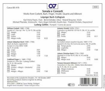 CD Ludwig Güttler: Sonate E Concerti