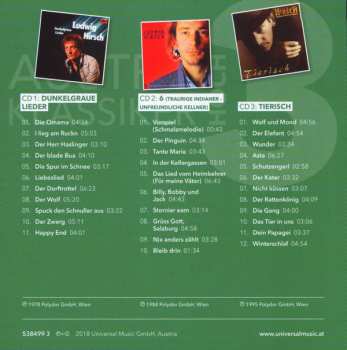 3CD/Dobozkészlet Ludwig Hirsch: Austro Klassiker hoch 3