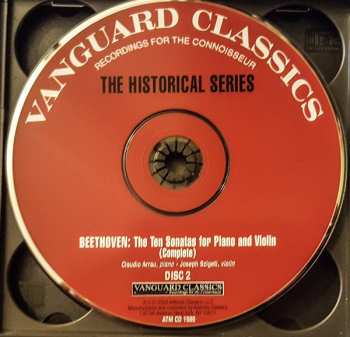 4CD/Dobozkészlet Ludwig van Beethoven: The Ten Sonatas For Violin And Piano - Complete