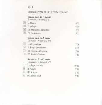 3CD Ludwig van Beethoven: #3 : Sonatas Op. 2, 7, 26 27 "Moonlight", 54, 57 "Appassionata"