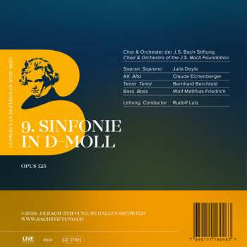 CD Ludwig van Beethoven: 9. Sinfonie In D-Moll Opus 125