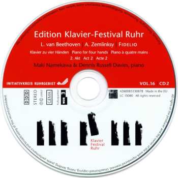 2CD/Dobozkészlet Ludwig van Beethoven: Fidelio (Piano For Four hands)