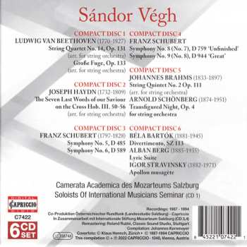 6CD/Dobozkészlet Ludwig van Beethoven: Beethoven • Haydn • Schubert • Brahms • Schönberg • Bartók • Berg • Stravinsky