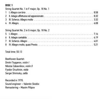 8CD/Dobozkészlet Ludwig van Beethoven: Ludwig Van Beethoven Quartets Performed By Beethoven Quartet