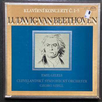 5LP/Dobozkészlet Ludwig van Beethoven: Klavírní Koncerty Č. 1-5