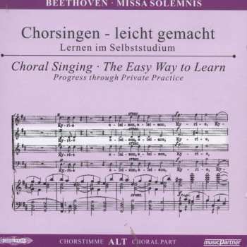 CD Ludwig van Beethoven: Chorsingen Leicht Gemacht:beethoven,missa Solemnis