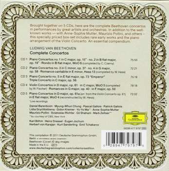 5CD/Dobozkészlet Ludwig van Beethoven: Complete Concertos