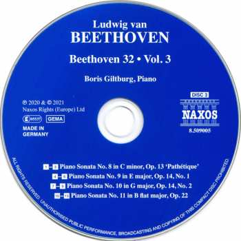 9CD/Dobozkészlet Ludwig van Beethoven: Complete Piano Sonatas