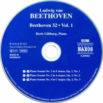 9CD/Dobozkészlet Ludwig van Beethoven: Complete Piano Sonatas