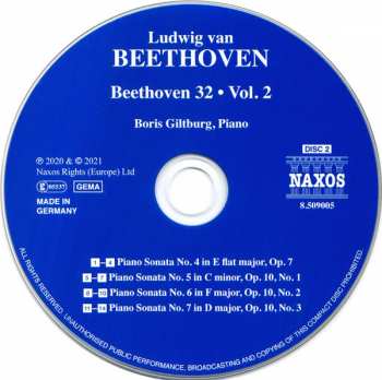 9CD/Dobozkészlet Ludwig van Beethoven: Complete Piano Sonatas