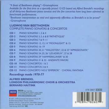 12CD/Dobozkészlet Ludwig van Beethoven: Complete Piano Sonatas & Concertos