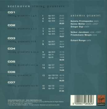 7CD/Dobozkészlet Ludwig van Beethoven: Complete String Quartets