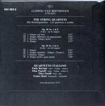 10CD/Dobozkészlet Ludwig van Beethoven: Complete String Quartets = Die Streichquartette - Les Quatuors À Cordes