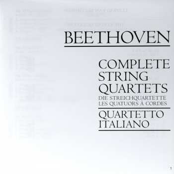 10CD/Dobozkészlet Ludwig van Beethoven: Complete String Quartets = Die Streichquartette - Les Quatuors À Cordes